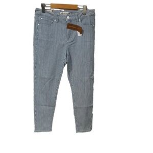 Denver Hayes blue pinstripe high rise size 12